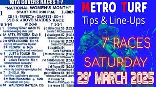 MMTCI LIVE RACING KARERA TIPS FOR SATURDAY | MARCH 29, 2025 | 3:30 PM START