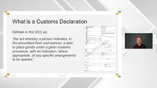 Customs compliance training | Customs Declarations | 2022