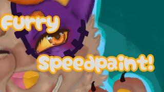 Furry speedpaint! | chatty speedpaint @TrulyGregCosplay