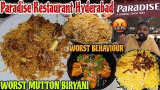 Paradise Biryani Hyderabad // Worst Biryani And Worst Behaviour Ever // Hyderabad Tour Final Part