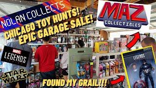 EPIC GARAGE SALE FINDS!! Maz Collectibles | Chicago Toy Hunt!