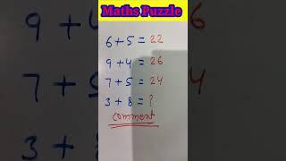 Maths Puzzle |  #trending #youtubeshorts #shorts #youtube #eeducation24 #viral #maths #education 