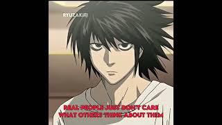 Fake or real #lightyagami #ryuzaki #llawliet