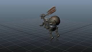 Spherider dieselpunk mecha motion samples