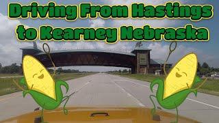 Driving From Hastings to Kearney Nebraska (Driving Timelapse)