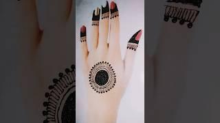 Simple beautiful tikki mehndi design trick#mehndi#henna #shorts#mehandi#trending #youtubeshorts#new