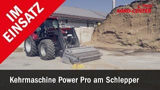 Kehrmaschine Schlepper im Einsatz Power Pro  | Fliegl Agro Center