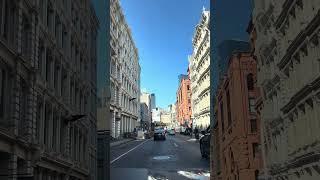 The city streets are waking up with the hum of cars and bikes filled with energy and charm #soho