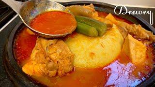 BEST CHICKEN LIGHT SOUP FROM GHANA | CHICKEN PEPPER SOUP