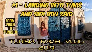 TUNISIA TRAVEL VLOG|Part 1 of 8- Landing into Tunis and Sidi Bou Said |Lovely homes, tasty Food