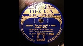 "Brother can you spare a dime?" sung by Geoffrey Gwyther (Unprocessed)