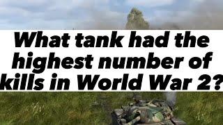 WW2 Tank with most kills #shorts