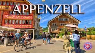 APPENZELL SWITZERLAND  Great place in Switzerland with centuries-old traditions / WALKING TOUR  4K