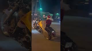 Santa Claus does 1 hand wheelie on Harley-Davidson by TheyknowYKTV #motovlog #roadking #theyknowyktv