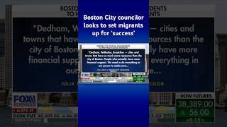 Boston Democrat calls on city’s wealthy suburbs to house illegal migrants #shorts