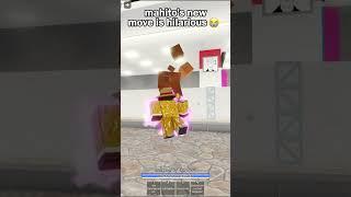 MAHITOS MOVES ARE HILARIOUS IN ROBLOX  #shorts #jujutsukaisen #jujutsushenanigans #mahito