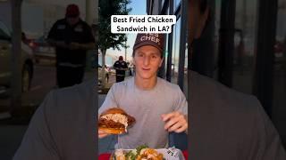 Is this the best fried chicken sandwich in LA? Le Coupe #foodie #friedchicken #mukbang