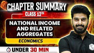 National Income & Related Aggregates Under 30 Mins⏰ Class 12th Commerce