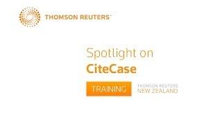 Westlaw NZ: Spotlight on CiteCase