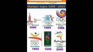 Exploring Summer Olympic Logos from 1896 to 2028 #shortsvideo