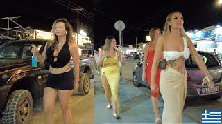 ZANTE LAGANAS GREECE NIGHTLIFE WALK