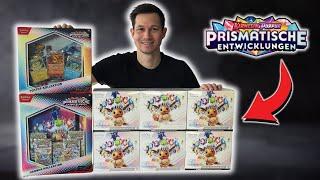 XXL PRISMATISCHE ENTWICKLUNGEN Pokémon Opening!  Pokémon & Chill  ETBs, Poster & Binder Kollektion