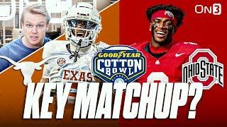 Texas Longhorns vs Ohio State Buckeyes KEY MATCHUP? | Ohio St DBs vs UT WRs | Caleb Downs IMPACT?