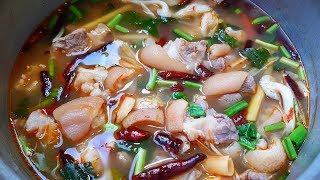 กับข้าวกับปลาโอ 620 : ต้มยำขาหมู แซ่บซี๊ด ซดน้ำร้อนๆ เพิ่มความอบอุ่น Spicy soup pork leg