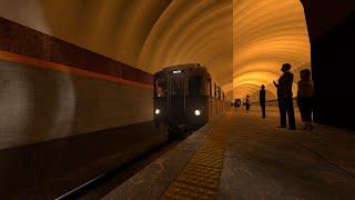 Запуск состава 81-702 (вагон типа д)/metrostroi garrys mod/гайд