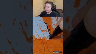Insane Halloween Drawing made from Paint 