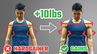 How To Pack On 10lbs Of Muscle As A Hardgainer (STEP-BY-STEP PLAN)