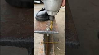 This Tap Drill Bit is so the most helpful baby! ️ #tool #drill #holedrilling #drillbit
