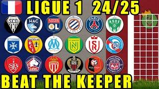 Ligue 1 2024/25 - Beat The Keeper Marble Race / Marble Race King