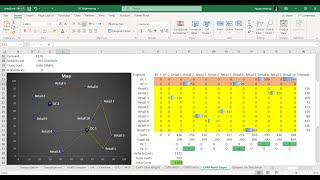 Vehicle Routing Problem (VRP) in Excel [English Version]