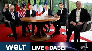 G7-GIPFEL: Westliche Industrieländer wollen neue Weltordnung - Süden zögert | WELT Live dabei