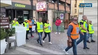 Cosenza Calcio, steward non pagati scendono in piazza per rivendicare quanto gli spetta