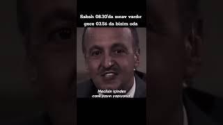 Sabah 08.30'da sınav vardır, gece 03.56'da bizim oda