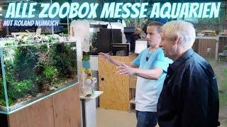 Alle @ZOOBOXde Messe-Aquarien auf der AquaExpo mit Roland Numrich