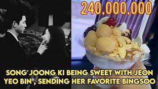 Song Joong Ki Being Sweet With Jeon Yeo Bin,  Sending Her Favorite Bingsoo