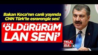 Canlı yayında şaşkına çeviren anlar: "Öldürürüm lan seni!"