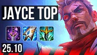 JAYCE vs NASUS (TOP) | 4k comeback, Legendary | KR Master | 25.10