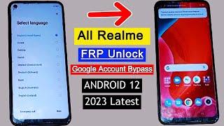 All Realme FRP Bypass 2023 Android 12 | All Realme FRP Lock/Google Account Bypass Without PC