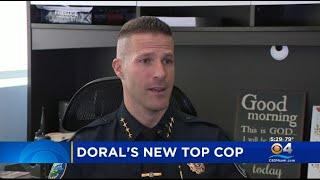 New Doral Police Chief Edwin Lopez looks forward to meeting community