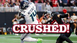 Atlanta Falcon Fans REACTION  to Falcons being CRUSHED by the Seahawks | Seahawks 34 Falcons 14