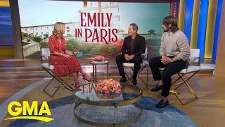 Lucas Bravo and Darren Star talk 'Emily in Paris'