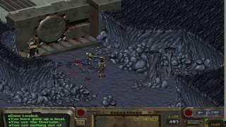 Fallout 1: Killing the Overseer UNARMED and he cries in pain. Power level over 9000?