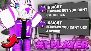 I Gave The HARDEST Quests To #1 Player In Roblox Bedwars..