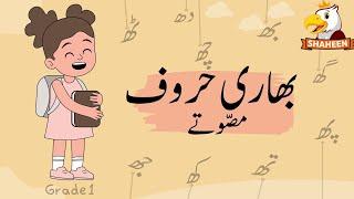 BHARI HURF MUSAVATAY  | URDU | GRADE 1| SHAHEEN DIGIKIDS | بھاری حروف مصّوتے