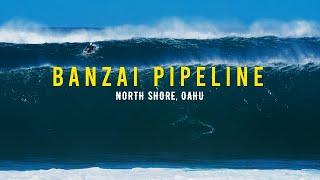 【Hawaii】Surfing Crazy Waves at Pipeline, North Shore of Oahu | Nathan Florence