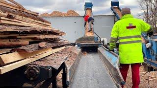 Creating Wood Chips Sustainably.